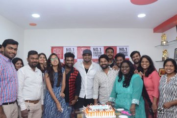 Manchu Manoj at Redfm For Okkadu Migiladu Movie Promotions